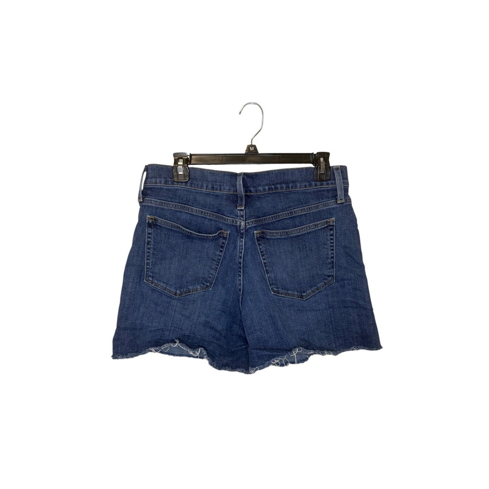 J.Crew Denim Shorts Womens Size 29 Dark Wash Frayed Hem Casual - Picture 2 of 3